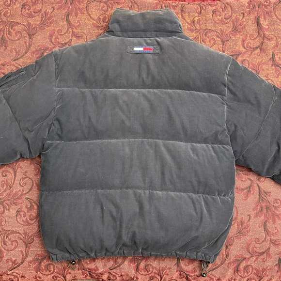 90s Tommy Hilfiger Corduroy Down Puffer Coat - Picture 3 of 6